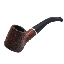 Wholesale Resin 133MM Weed Smoking Pipe Tobacco Wood Wooden Weed Pipe With 20mm bowl Smoking accessories